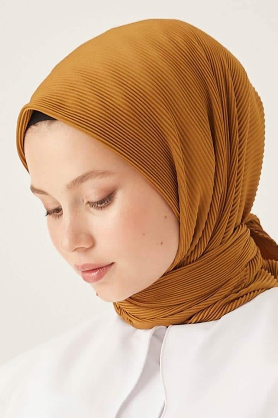 hardal-sol-sagi-sade-tokyo-piliseli-esarp piliseli eşarp