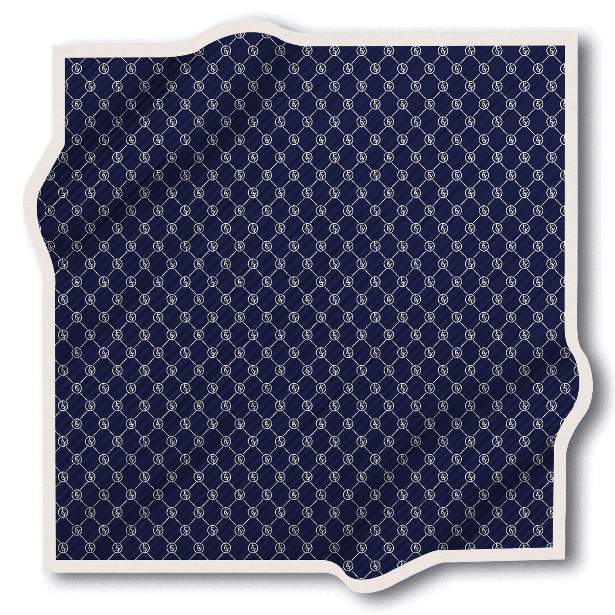 lacivert-lsy-desen-piliseli-esarp piliseli eşarp