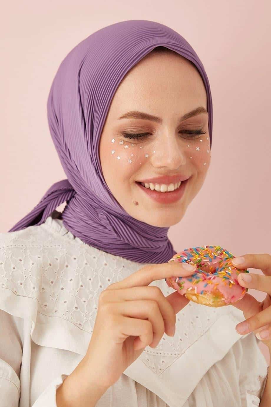 mor-on-sade-tokyo-piliseli-esarp piliseli eşarp